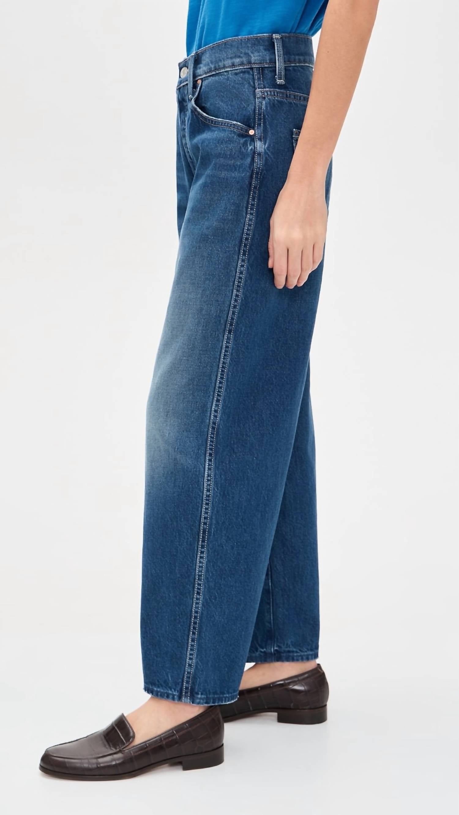 Mother - Delinquent Button Ankle Jeans