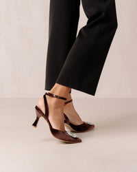 Alohas - Cinderella Crystal Embellished High-Heel Pumps