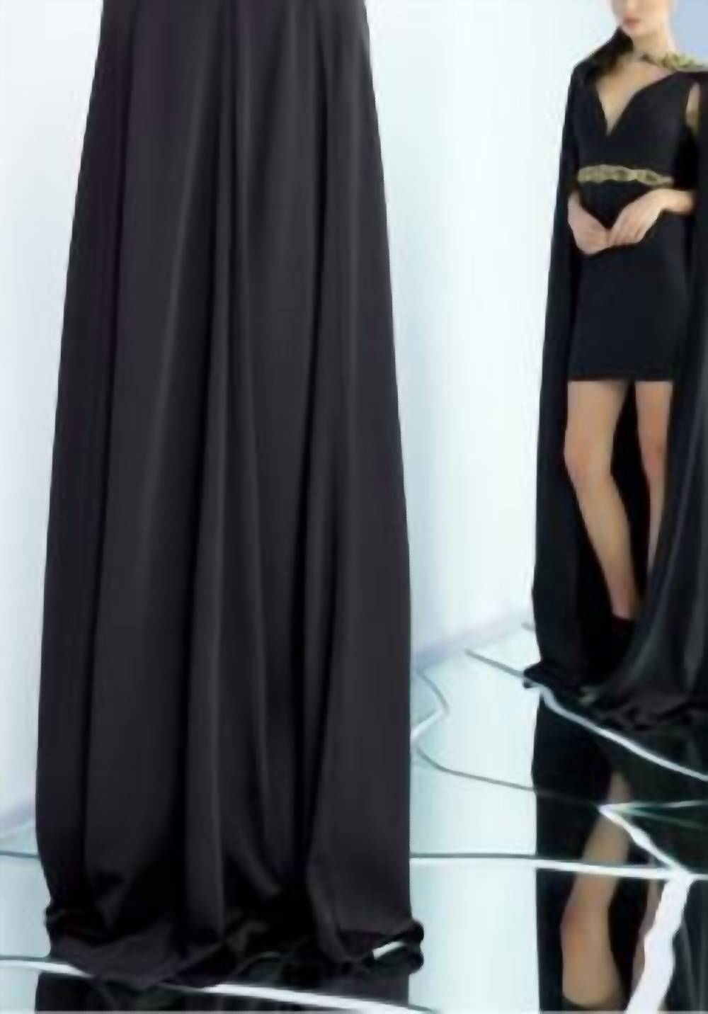 Ieena For Mac Duggal - Short Dress With Cape