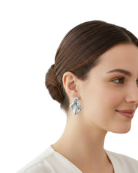 Kendra Scott - Women's Adeline Rhodium Metal Stud Earring