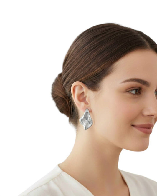 Kendra Scott - Women's Adeline Rhodium Metal Stud Earring