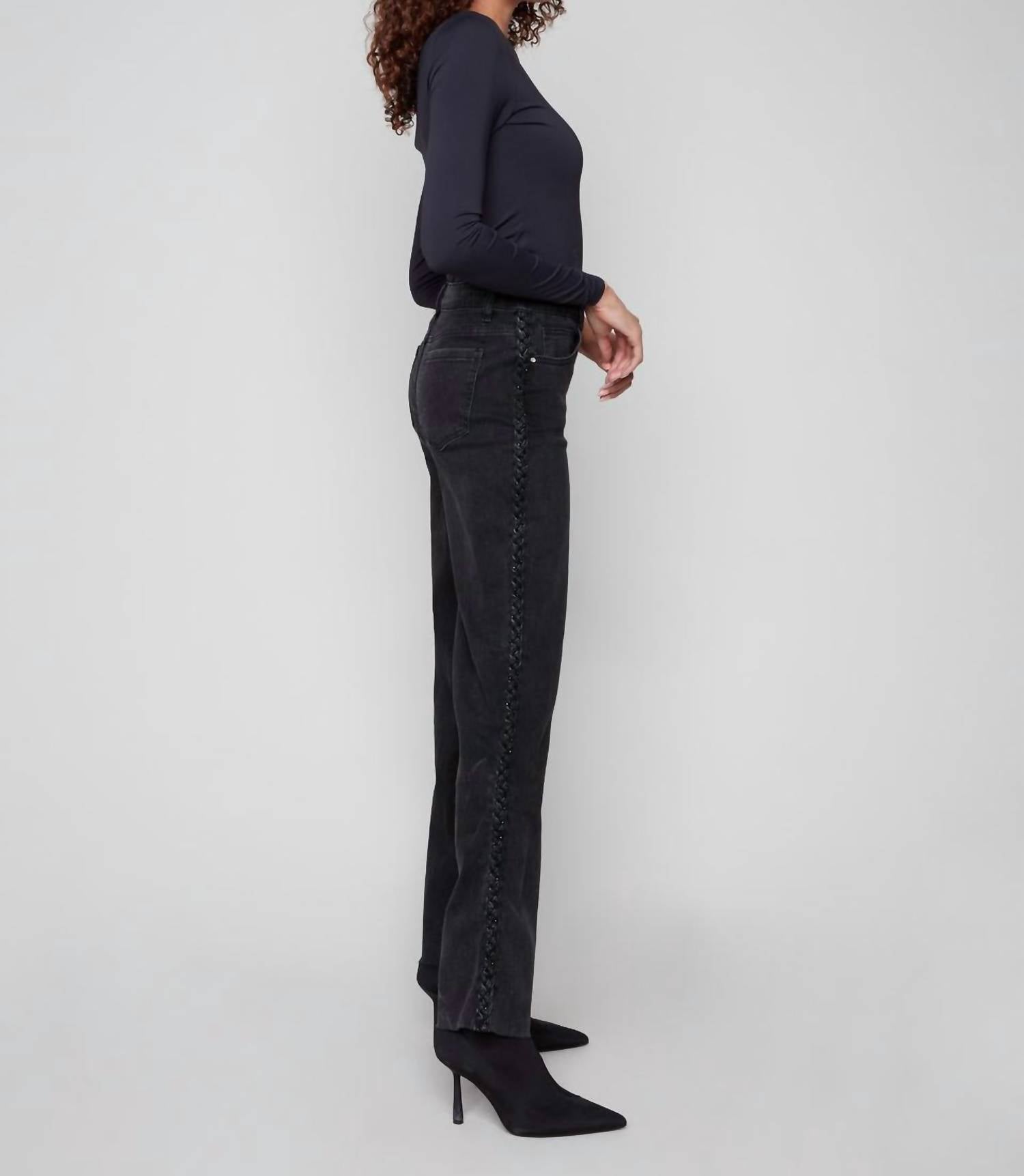 Charlie B - Braided Side Seam Jeans
