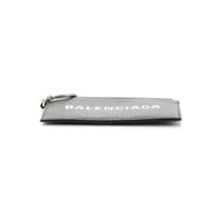Balenciaga - Women's Grain Leather Neck Lanyard Card Holder Wallet