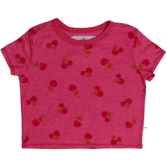 T2Love - Girl's Cherry Cropped Tee