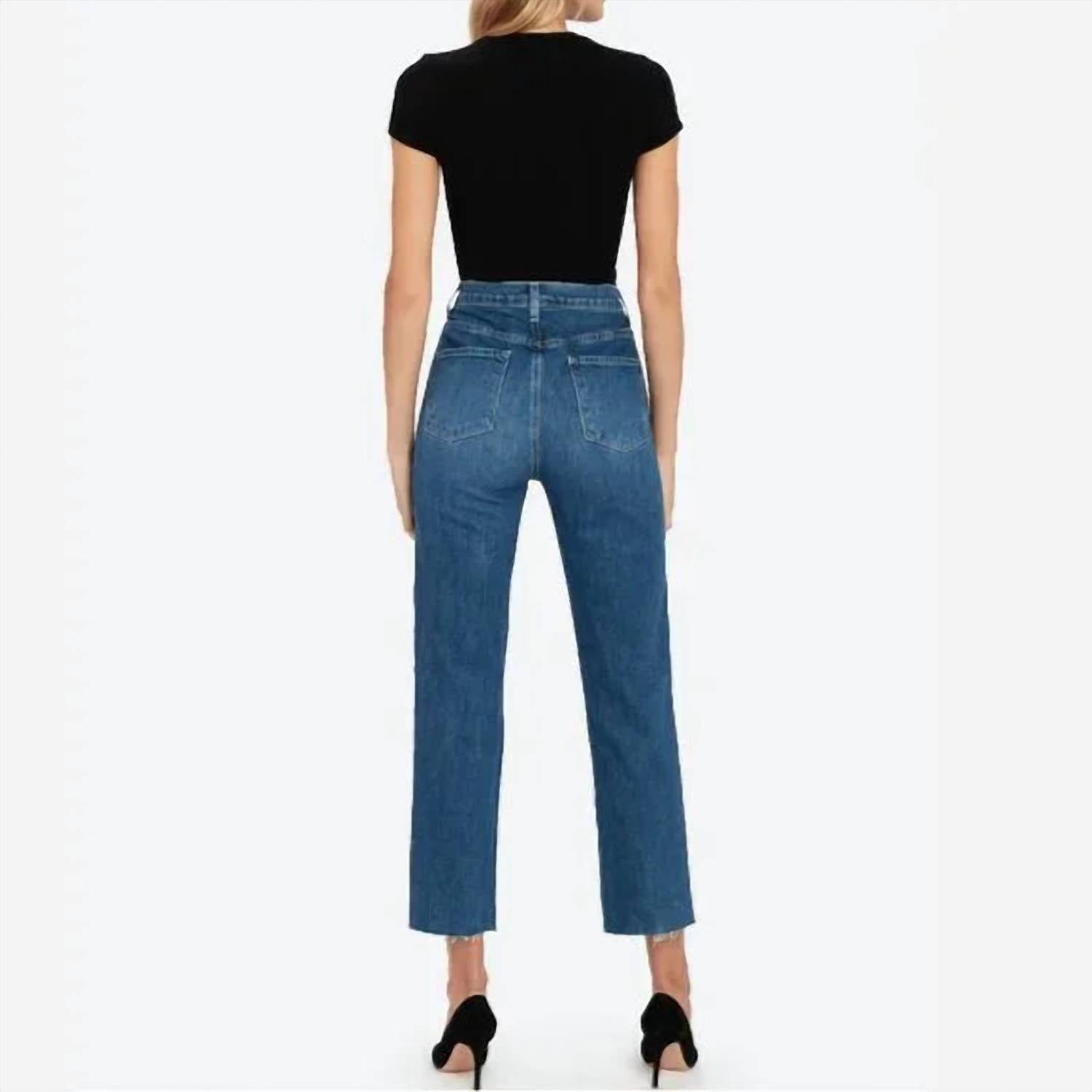 J Brand - Jules High-rise Ankle Straight Leg Jeans