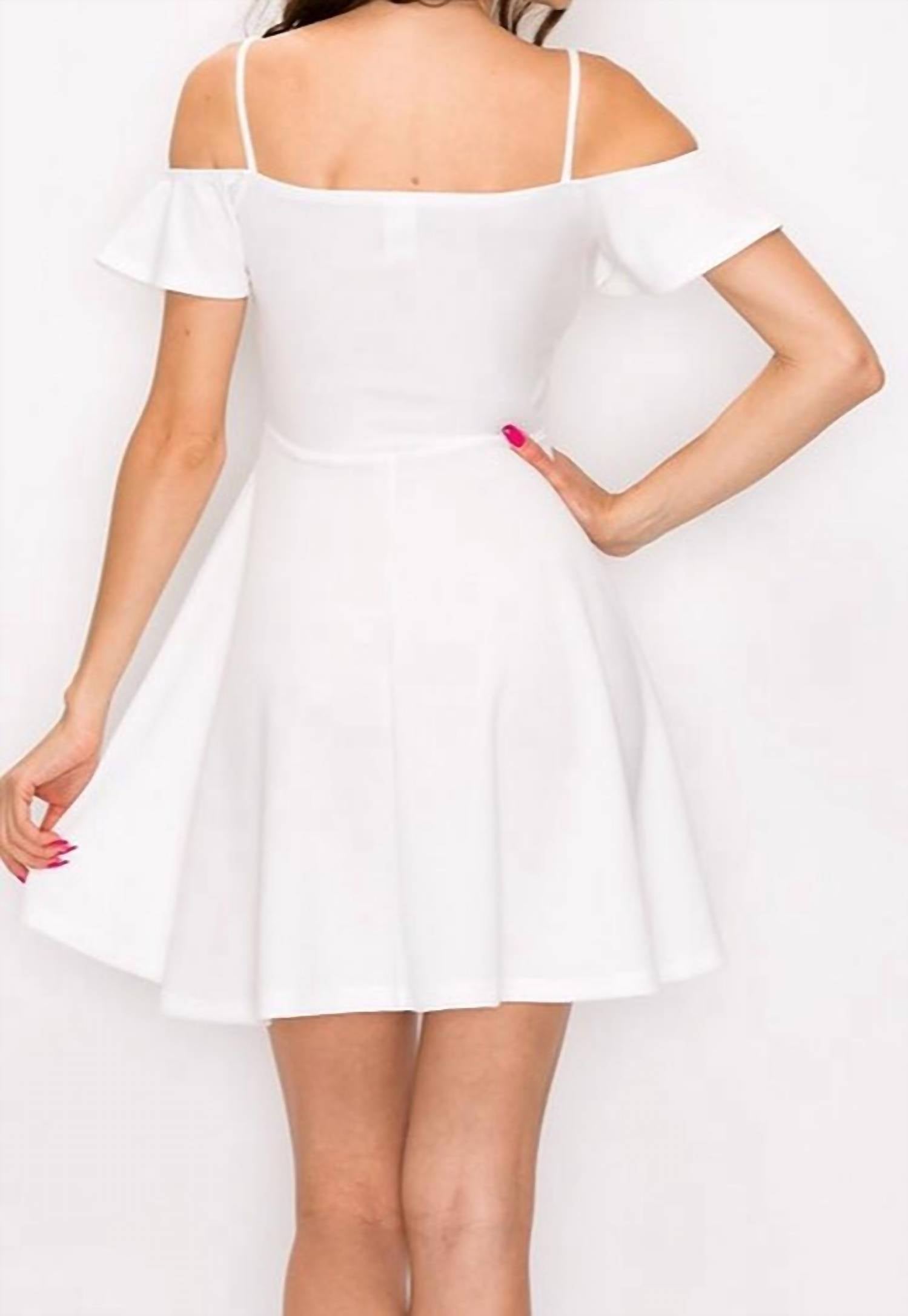 Off the Shoulder Mini Dress