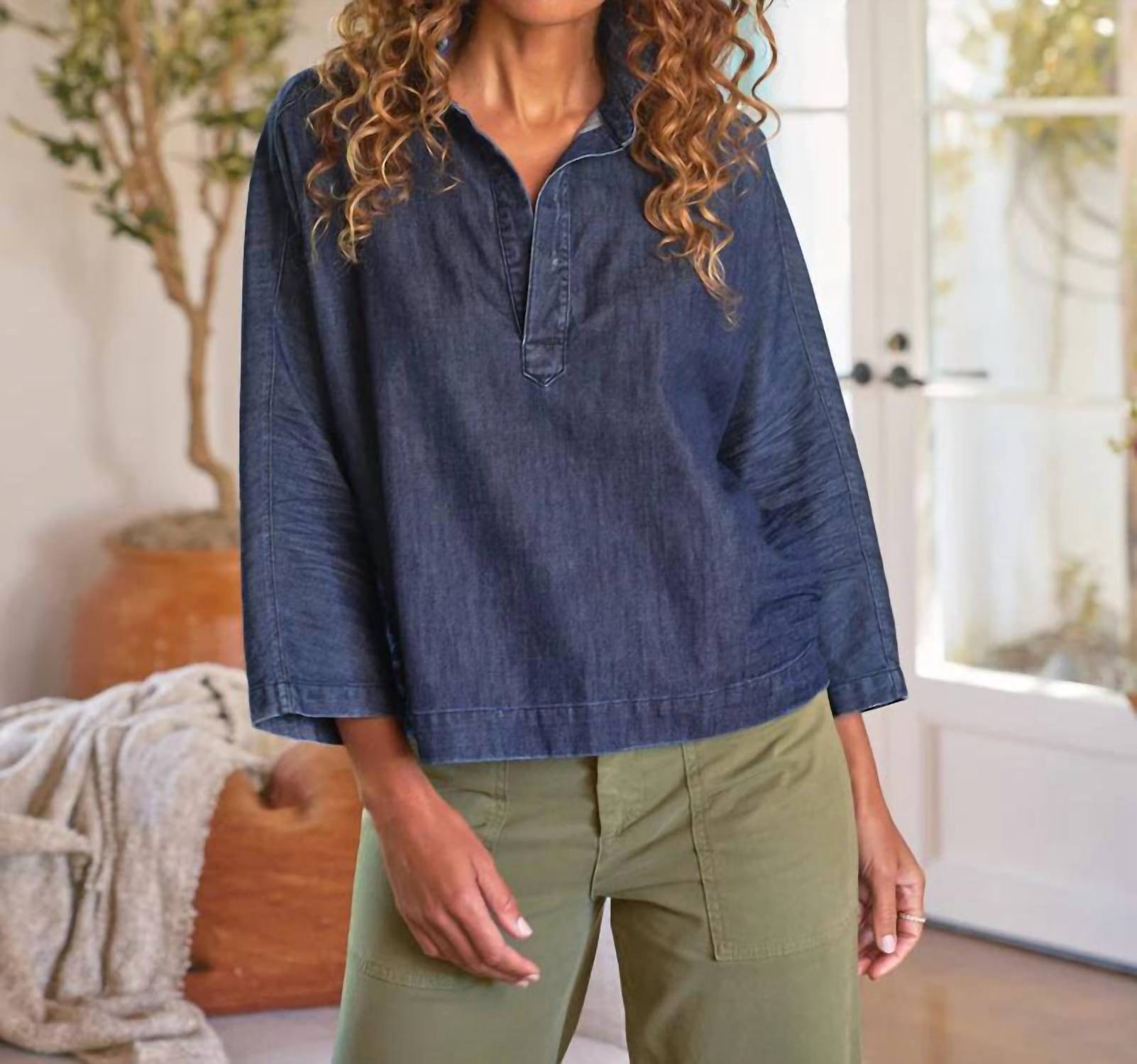 Frank & Eileen - Gabi Denim Popover Shirt