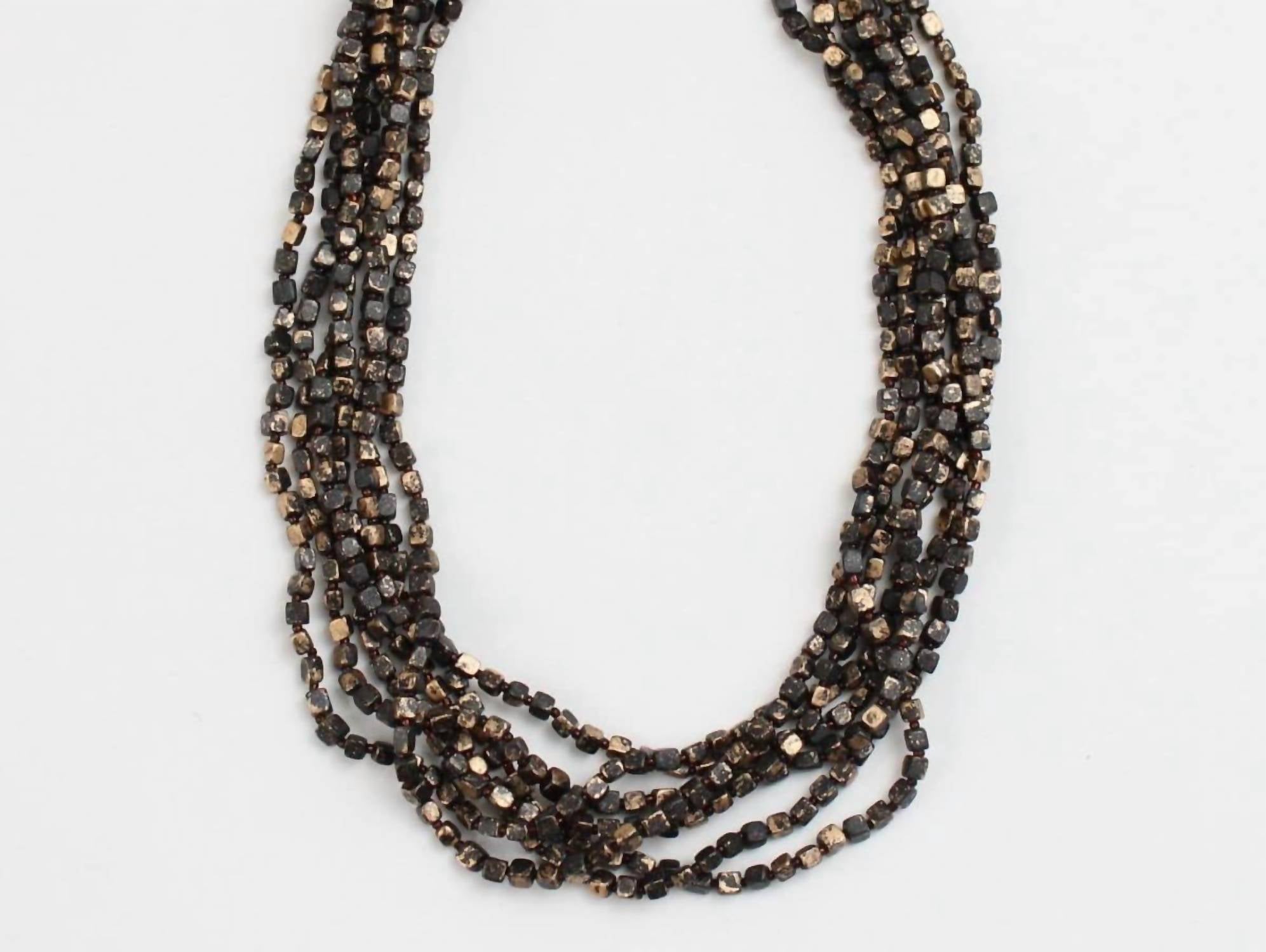 Sylca Designs - Strand Beaded Lacey Necklace
