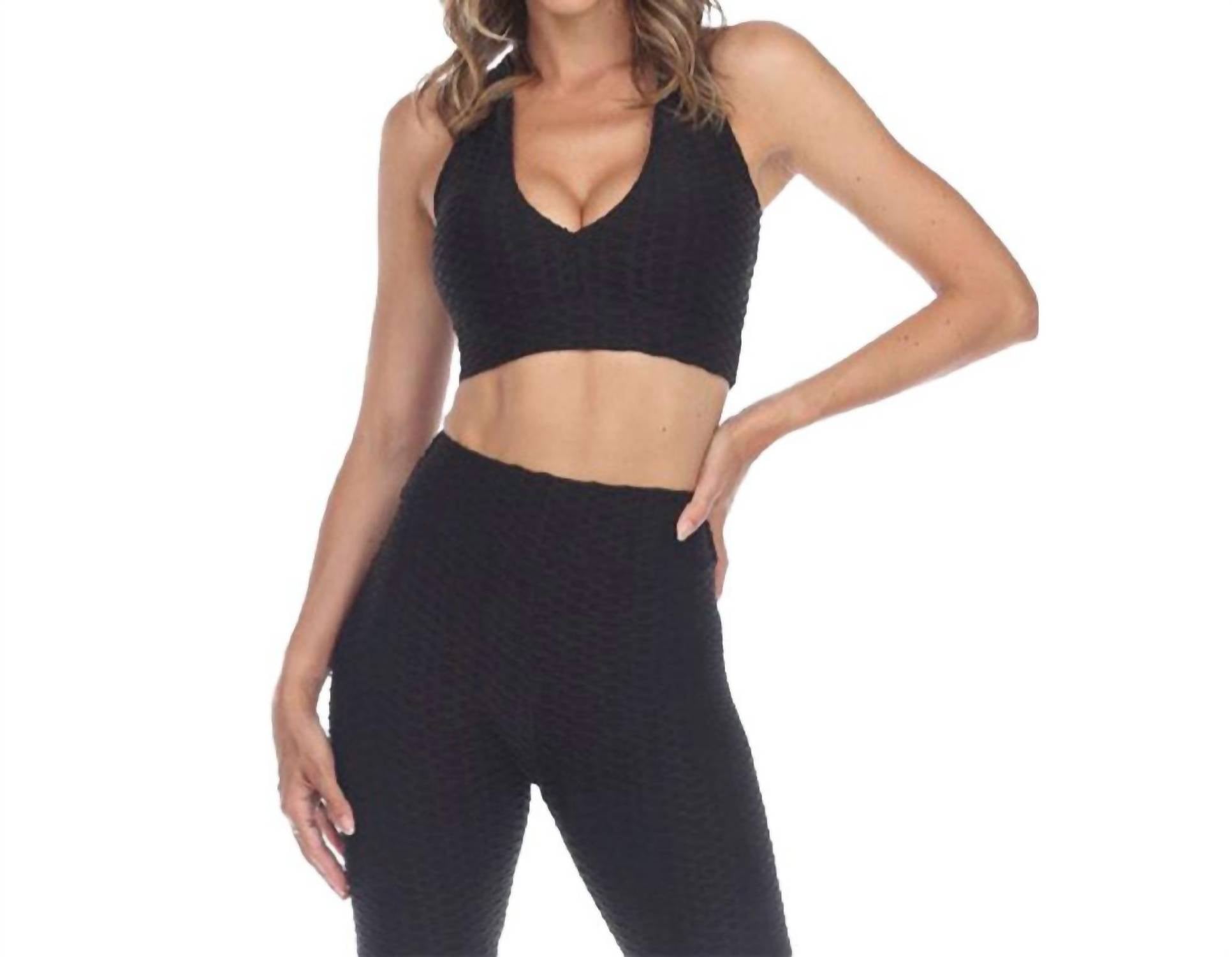 GOLDHAUS Tiktok Sports Bra in black - women's intimate - view 4
