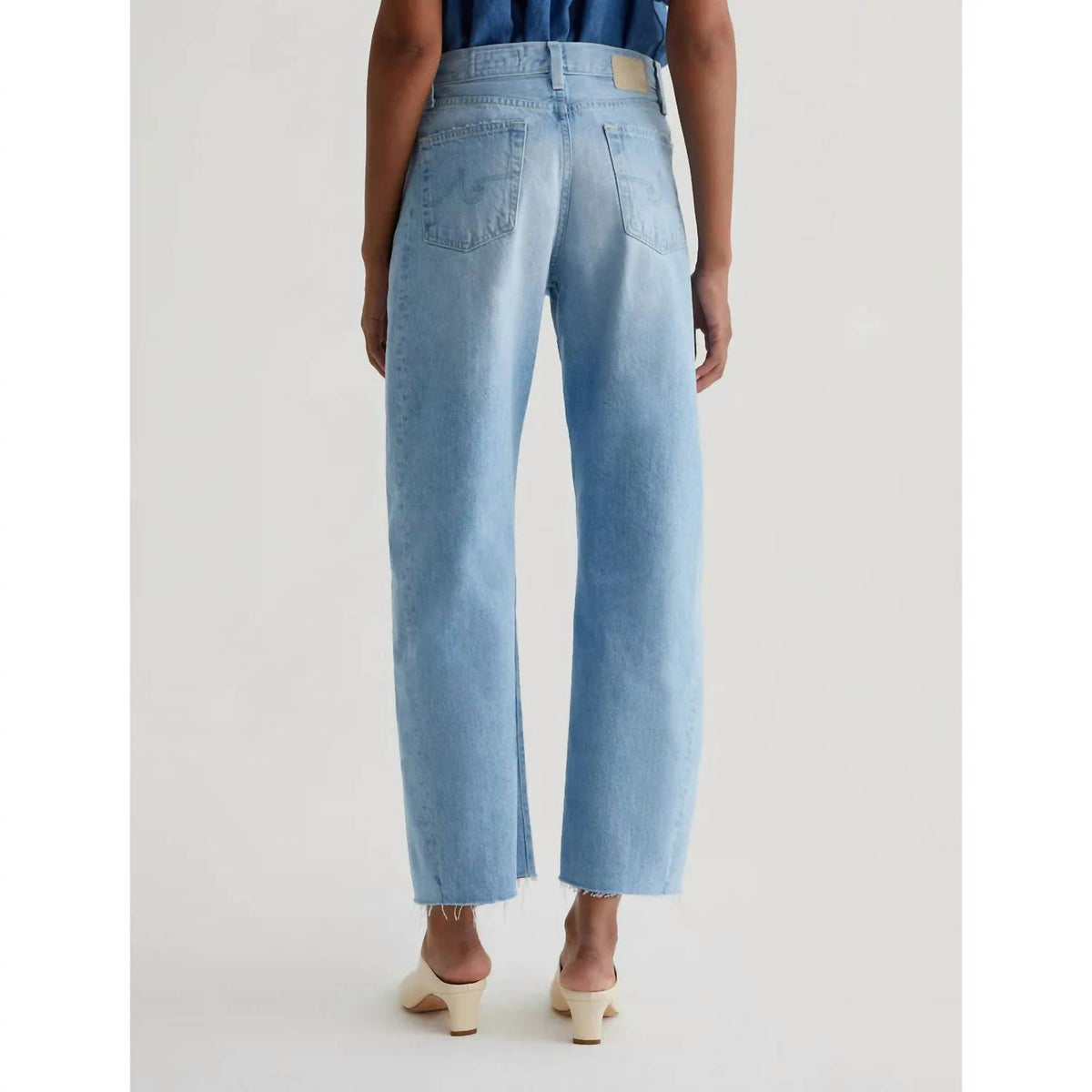 Ag Jeans - Hattie Crop High-rise Barrel Jeans