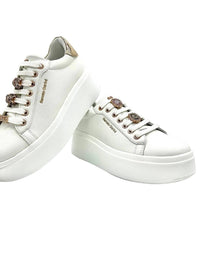 Renato Garini - Women's Bedazzled Laces Sneaker