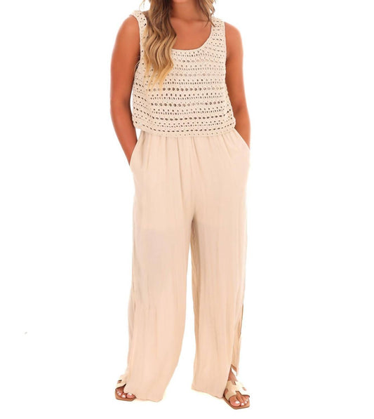 Wishlist - Walk on the Beach Crochet Jumpsuit