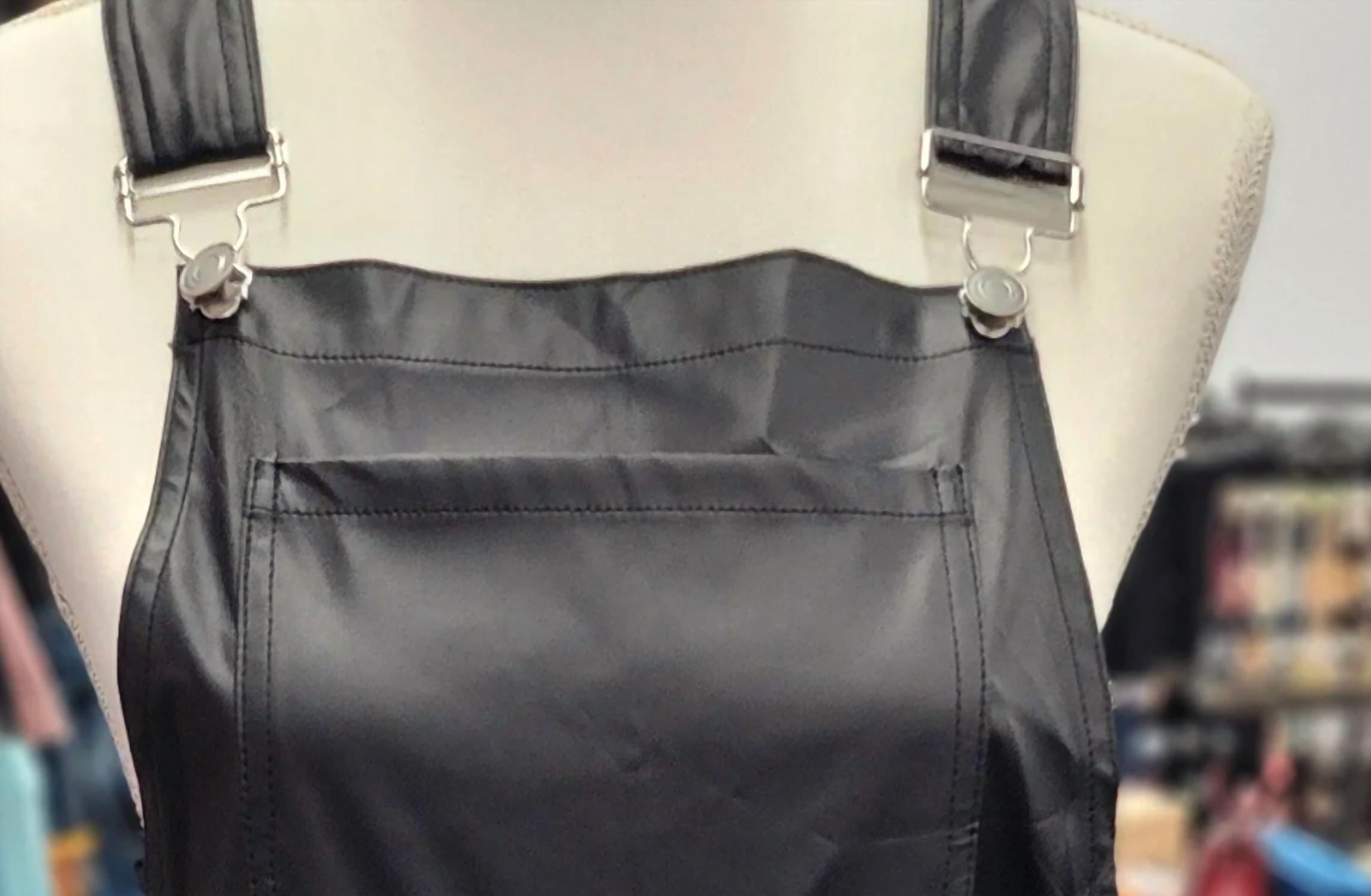 Entro - Women's Pleather Overalls
