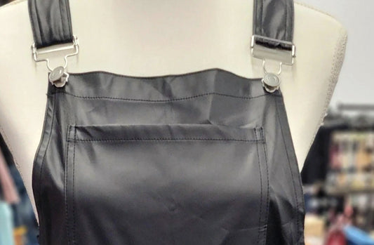 Entro - Women's Pleather Overalls