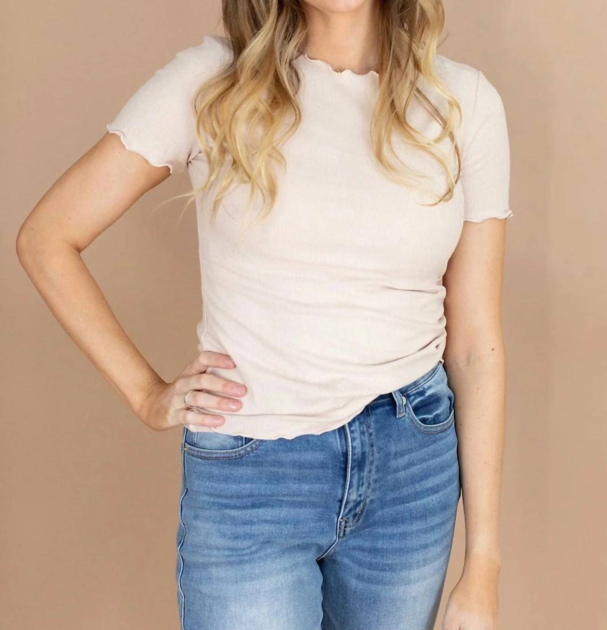 Fehrnvi - Stella Ribbed Knit Top