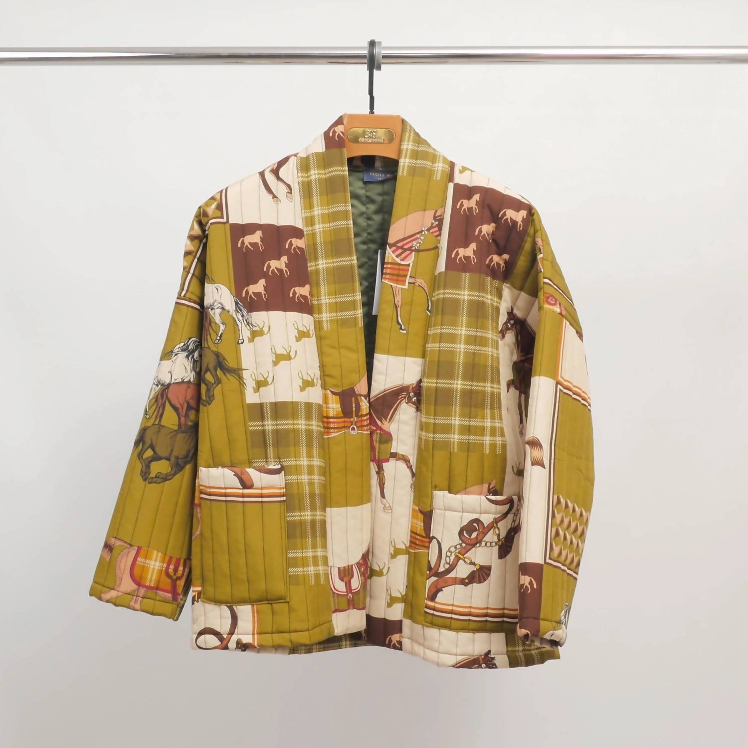 Cecile Wang - Women's Quilted Equestrian Jacket