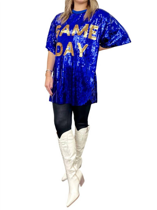 Fantastic Fawn - Game Day Sequin Top