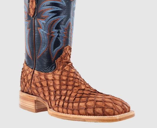 R Watson Boots - Women's Matte Pirarucu Fish Exotic Boot