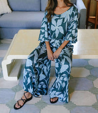 Omika - Verde Boat Neck Blouse