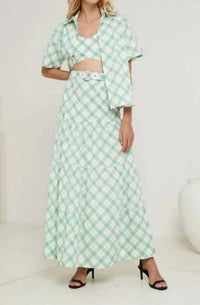 S/W/F - TIERED MAXI SKIRT