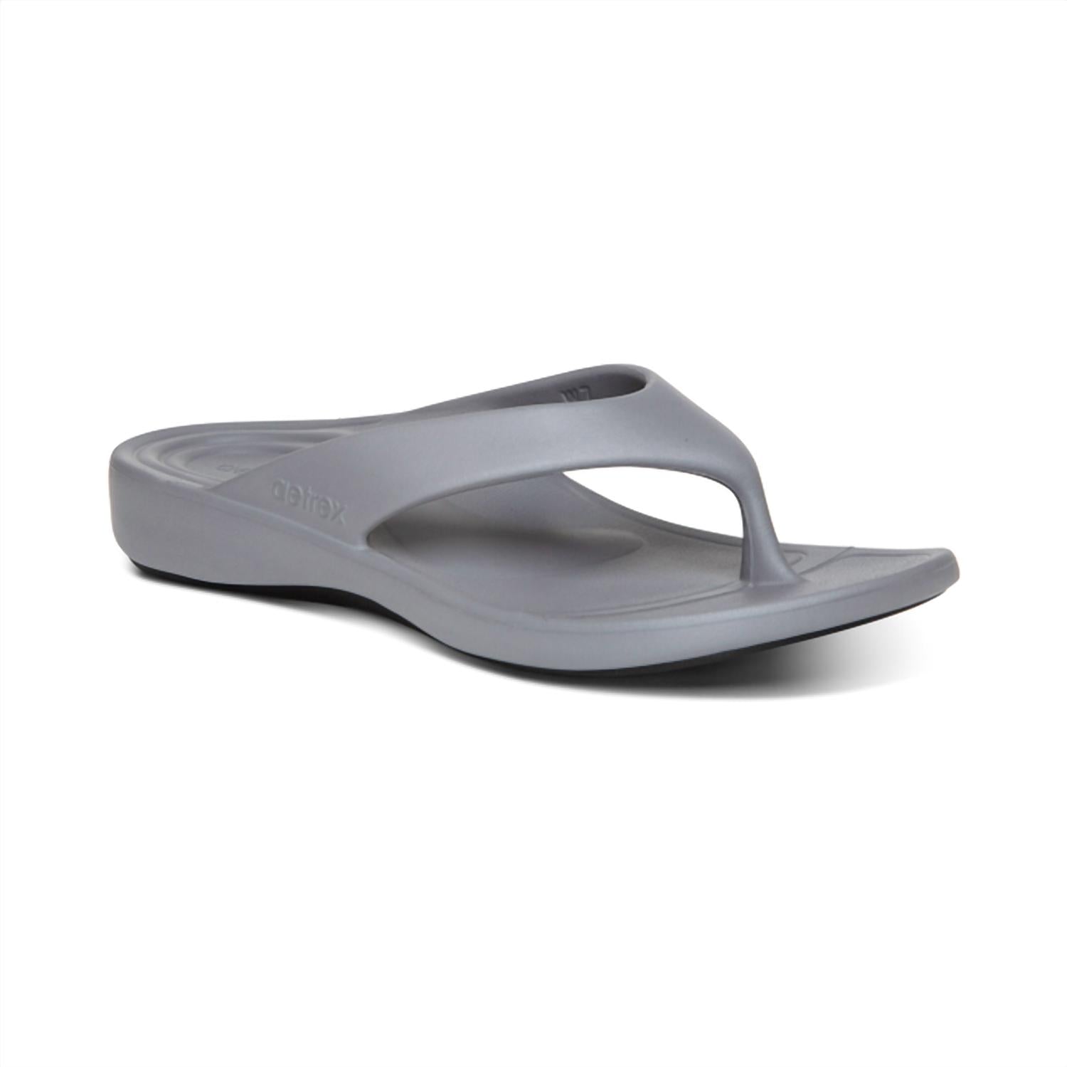 Aetrex Women's Maui Sandal in grey - women's sandal