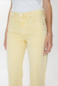 Pistola - Lexi Mid Rise Bowed Straight Jeans