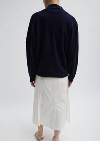 Tibi - Washable Cashmere Warp V-neck Pullover