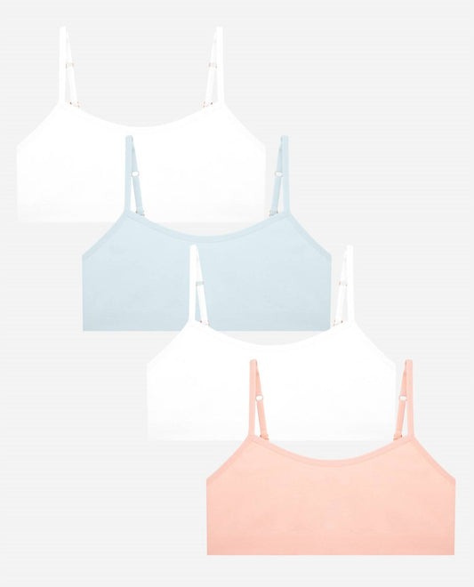 Danskin - Girls 4-pack Seamless Unpadded Bralette