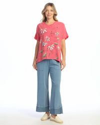 Jess & Jane - Lola Mineral Washed Cotton Gauze Top