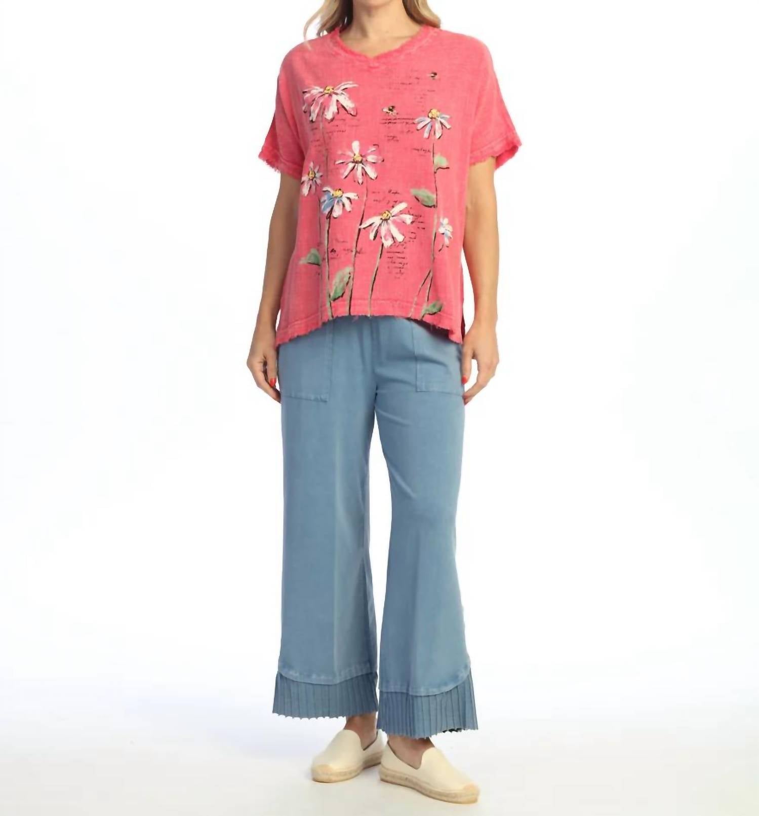Jess & Jane - Lola Mineral Washed Cotton Gauze Top