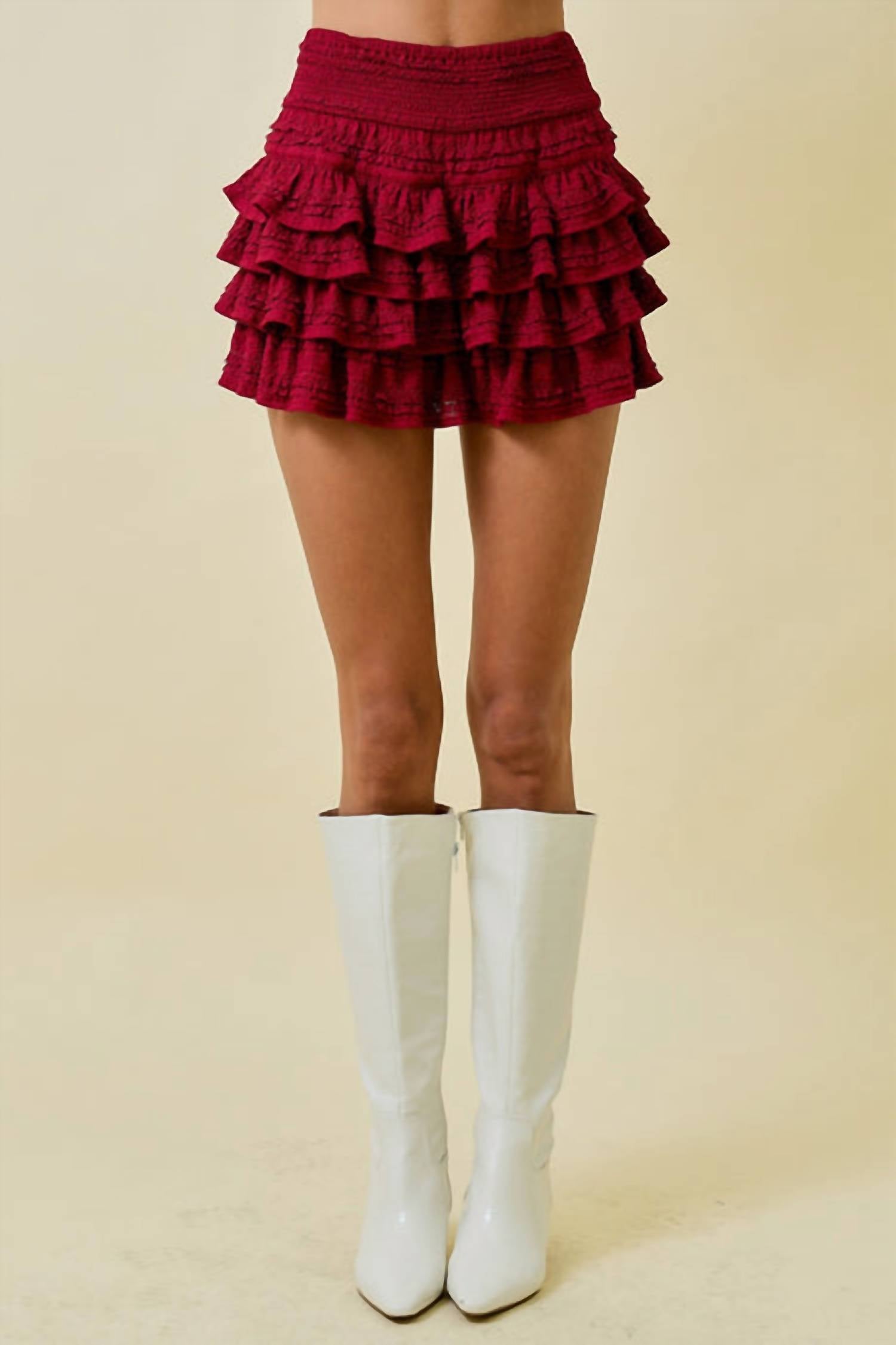 Day + Moon - Pretty Wild Ruffle Skort