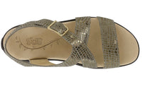 SAS Women's Laguna Cross Strap Sandal in olive gold - women's sandal - view 4