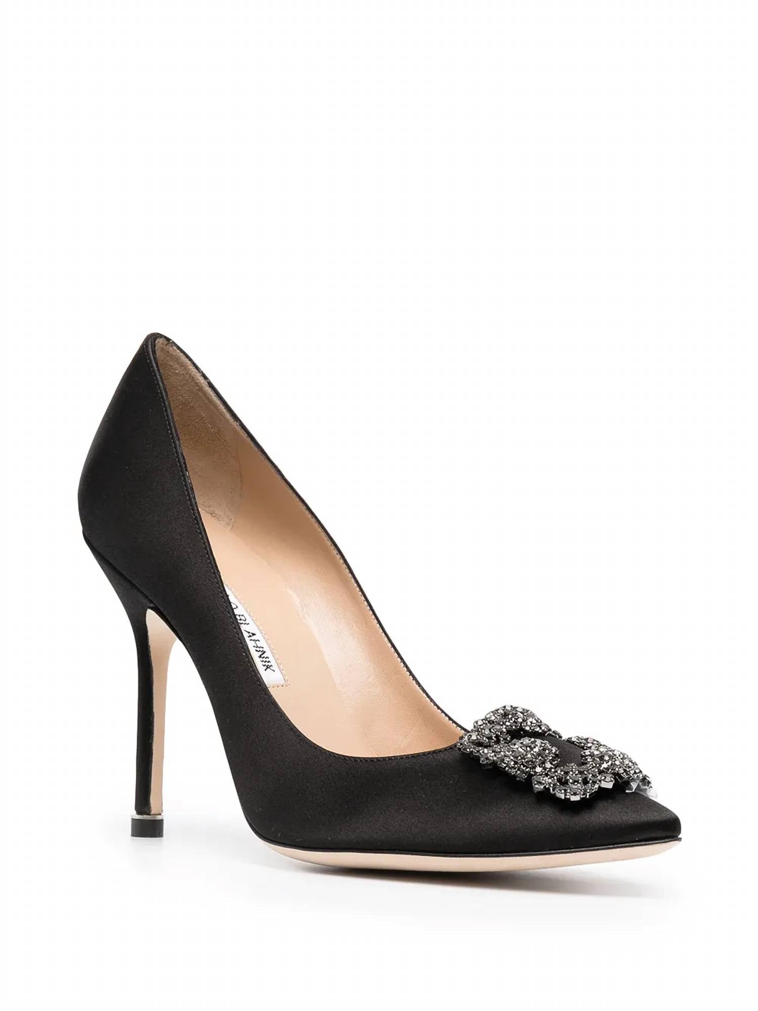 Manolo Blahnik - Women's Hangisi 105 Jewel Buckle Pumps