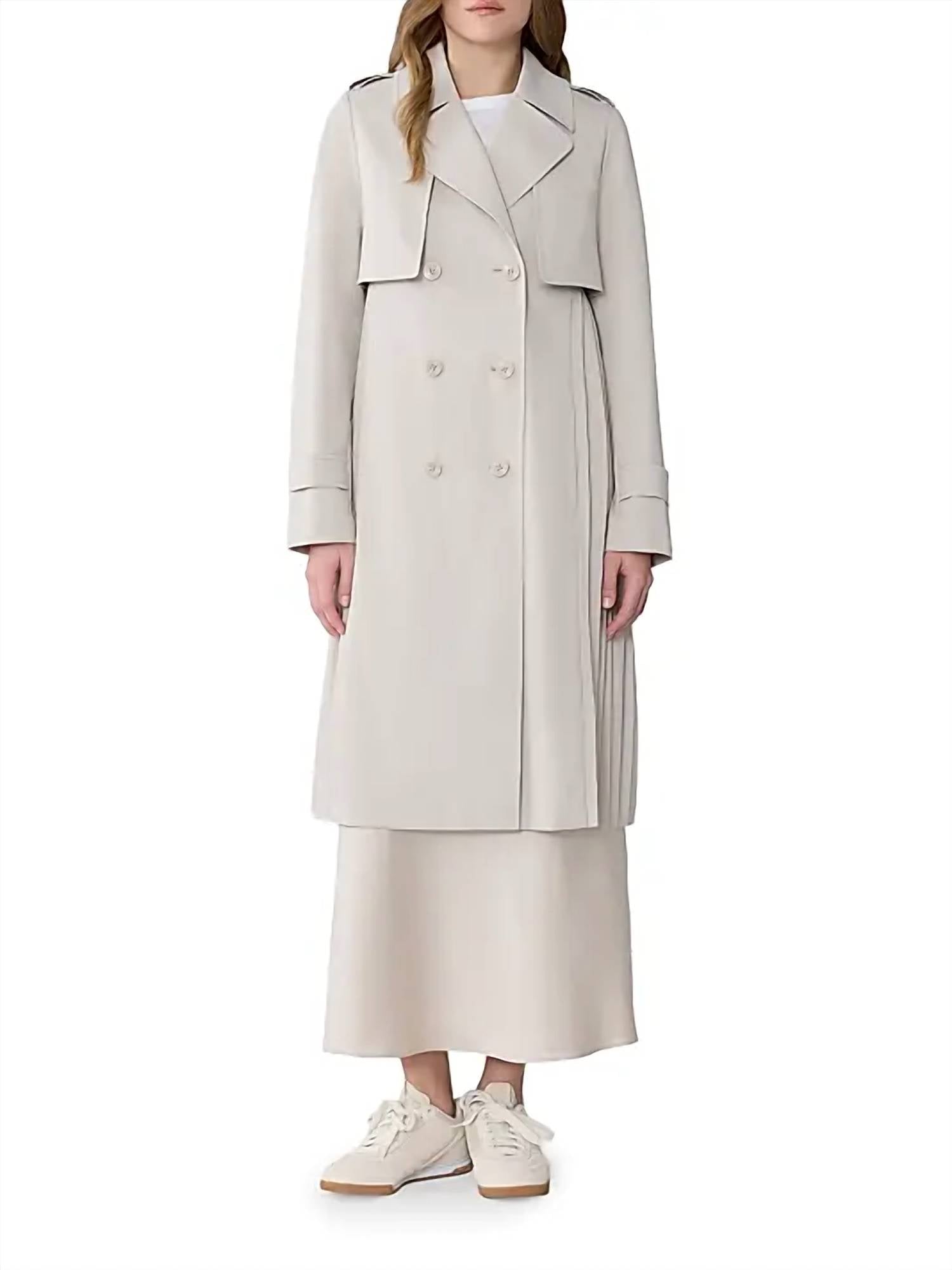 Soia&Kyo - Elanor Pleated Trench Coat