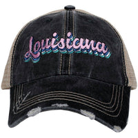 Katydid - Women's Louisiana Layered Embroidered Trucker Hat