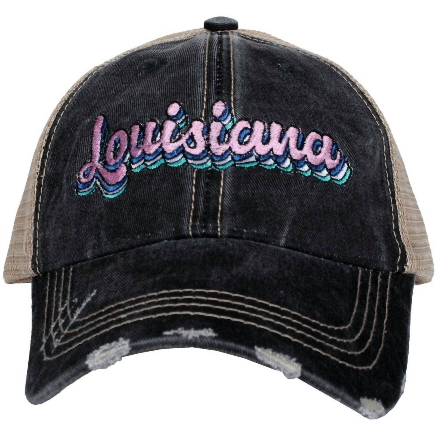 Katydid - Women's Louisiana Layered Embroidered Trucker Hat
