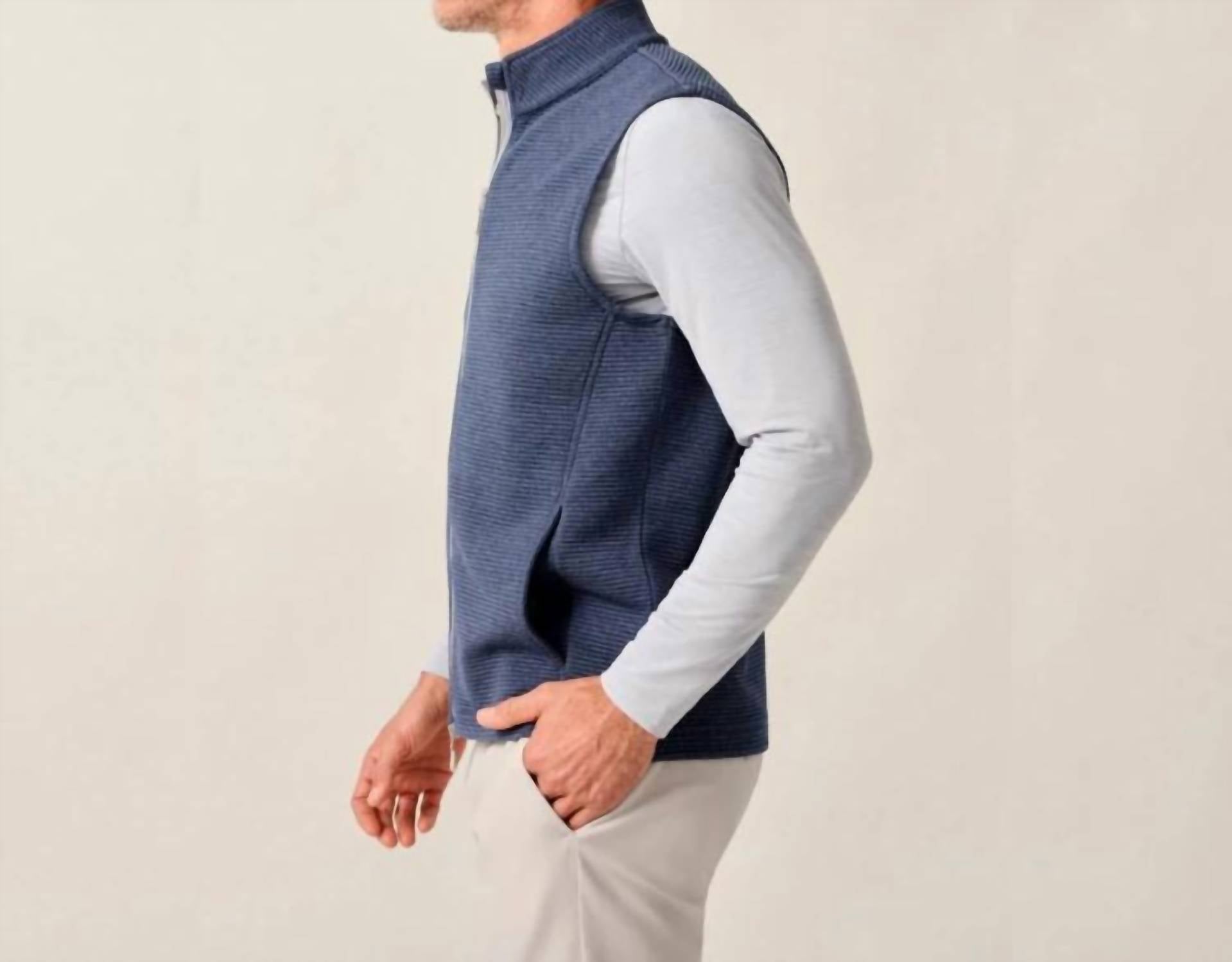 Johnnie-O - Men's Reggie Ribbed Performance Vest