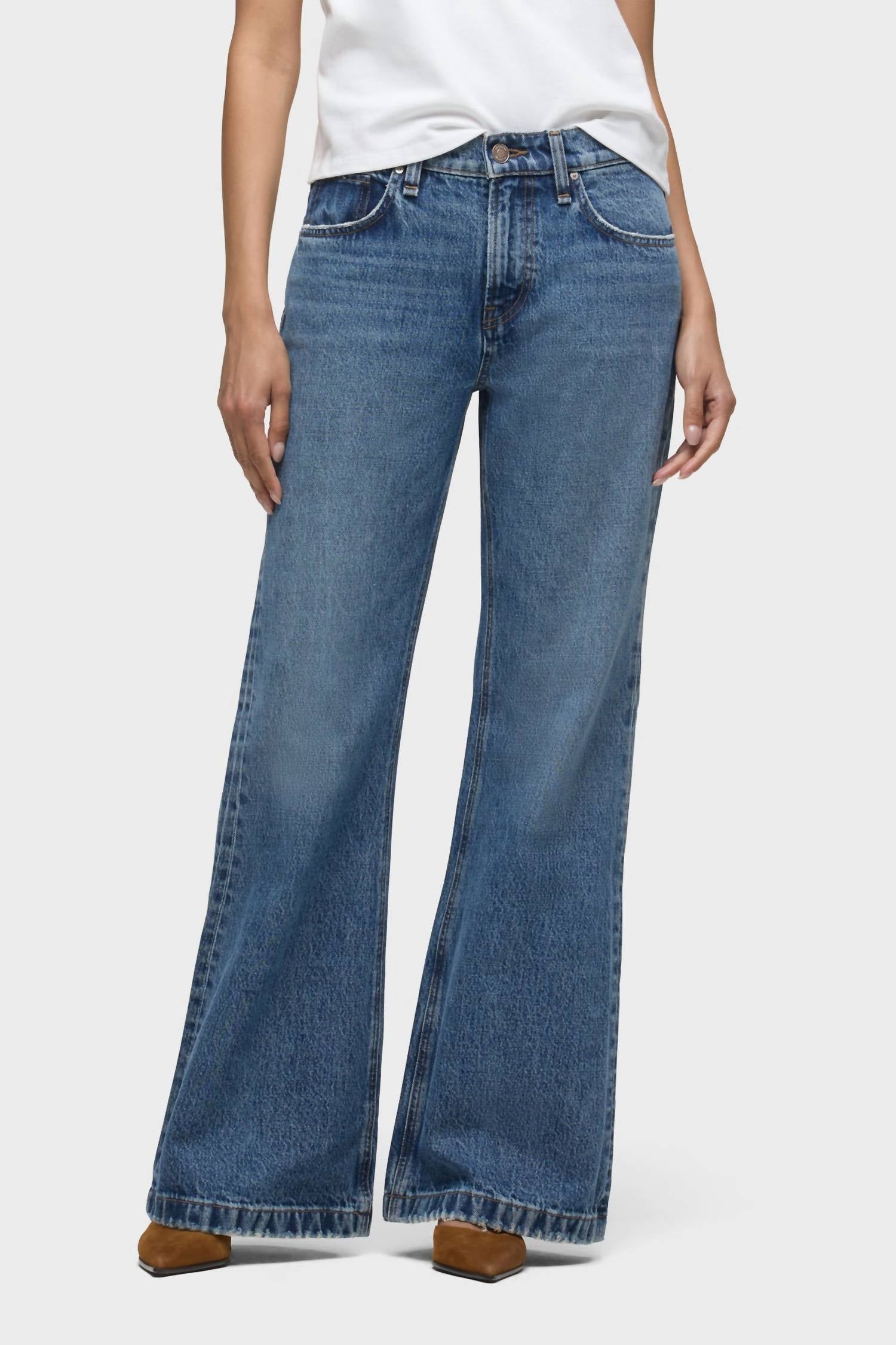 Hudson - Rylee Low Rise Flare Jeans