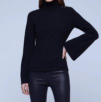 L'Agence KRIS SWEATER in black - women's sweater