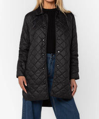 Velvet Heart Theodore Puff Coat in black - women's jacket