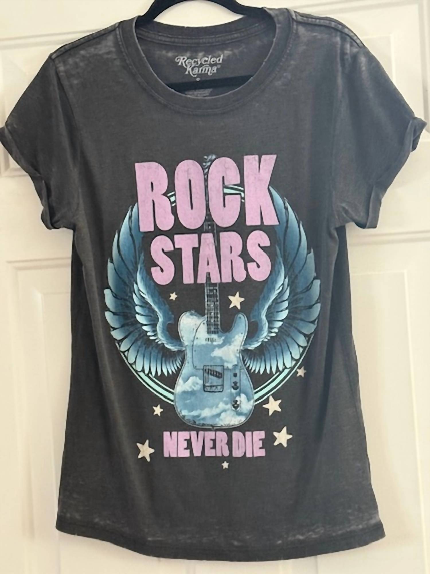 Recycled Karma - Rock Stars Never Die Short Sleeves Tee
