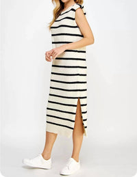 Strut & Bolt - Shoulder Pad Shift Midi Dress