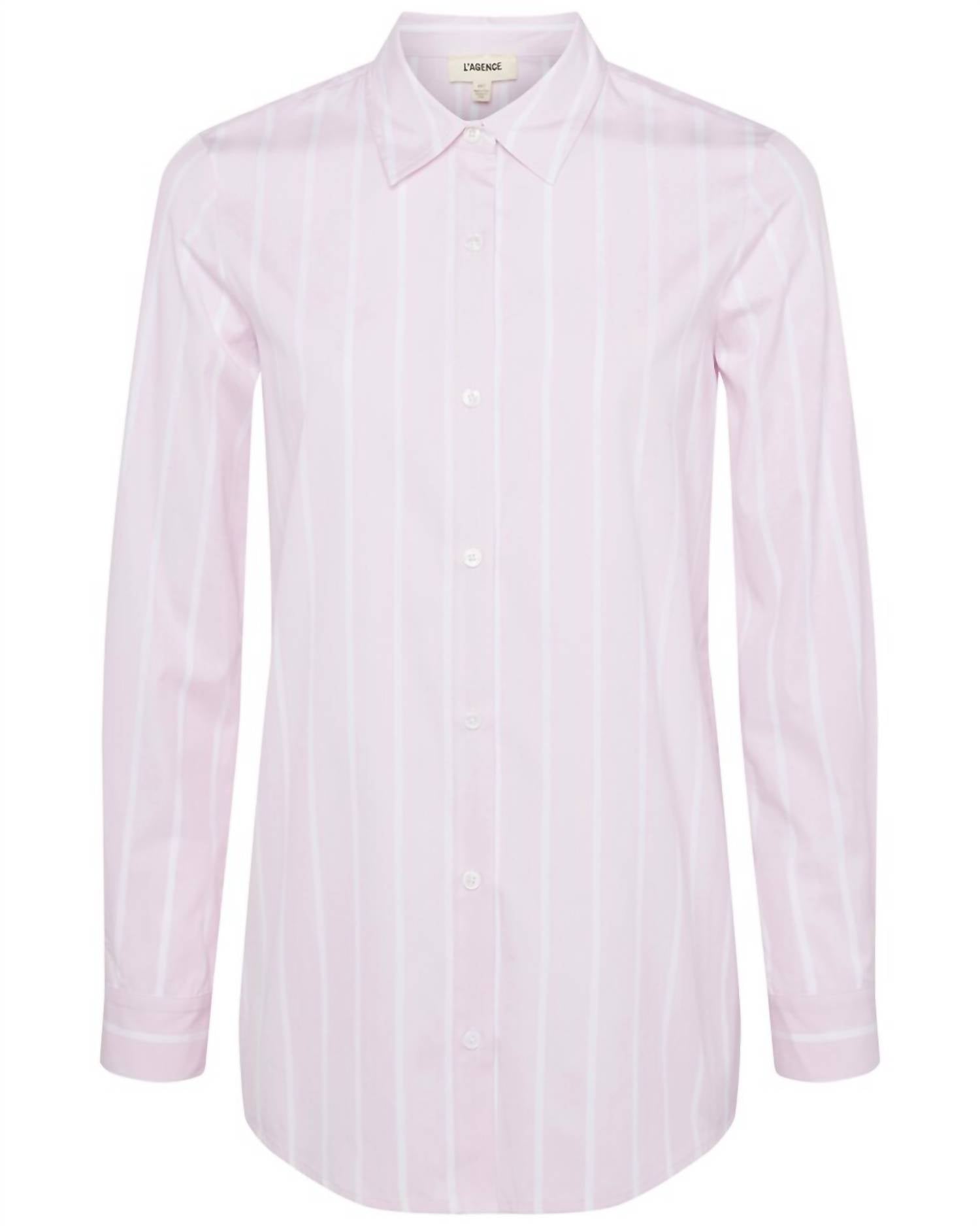 L'Agence - Layla Tunic Blouse w/ Vent