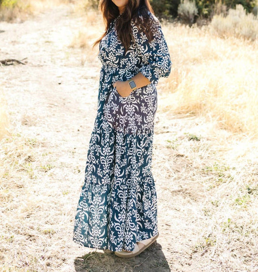 Skies Are Blue - Honey Maxi Dress