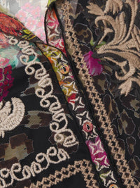 Johnny Was - Mazzy Embroidered Floral Button Front Blouse