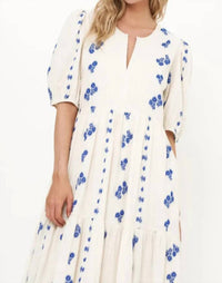 Oliphant - Puff Sleeve Maxi Dress