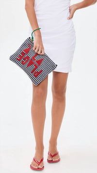 Clare V. - Women's Flat Clutch Bag With Tabs
