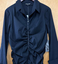 Samuel Dong - Women's Zip Up Blouse