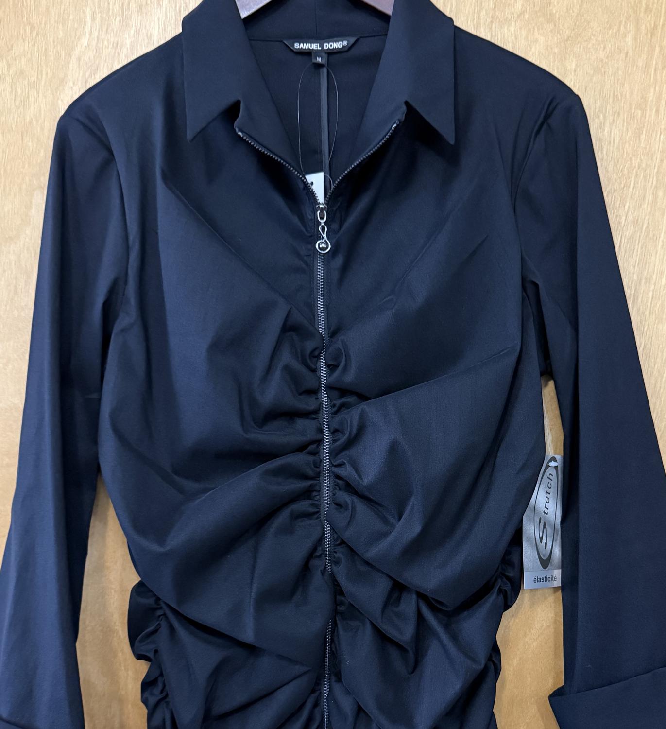 Samuel Dong - Women's Zip Up Blouse