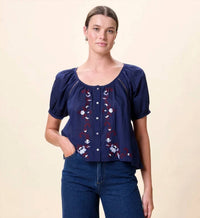 Cleobella - Adeline Short Sleeve Blouse